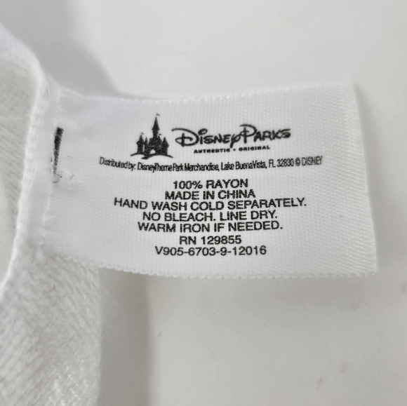 DISNEY PARKS EXCLUSIVE SCARF LOT SET OF 2 BROWN & WHITE MICKEY MOUSE WOMEN OS - Picture 10 of 13